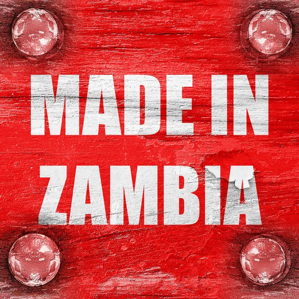 Hecho en zambia —  Fotos de Stock