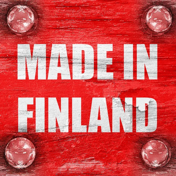 Gemaakt in finland — Stockfoto