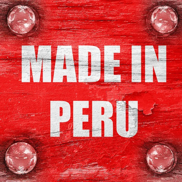 Made in peru — Stock Photo, Image