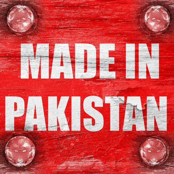 Fabriqué au Pakistan — Photo