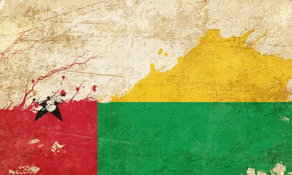 Guinea-Bissau-Flagge — Stockfoto