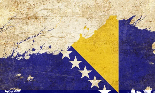 Bandera de Bosnia y Herzegovina — Foto de Stock