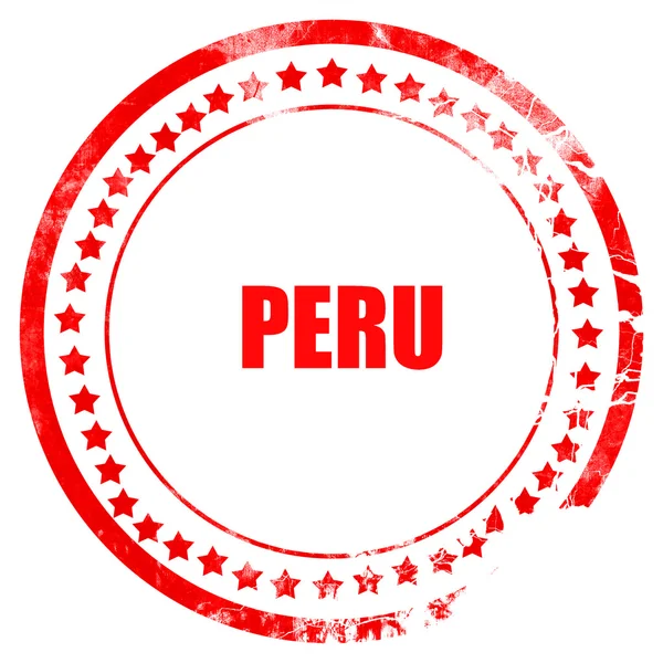 Saudações do Peru — Fotografia de Stock