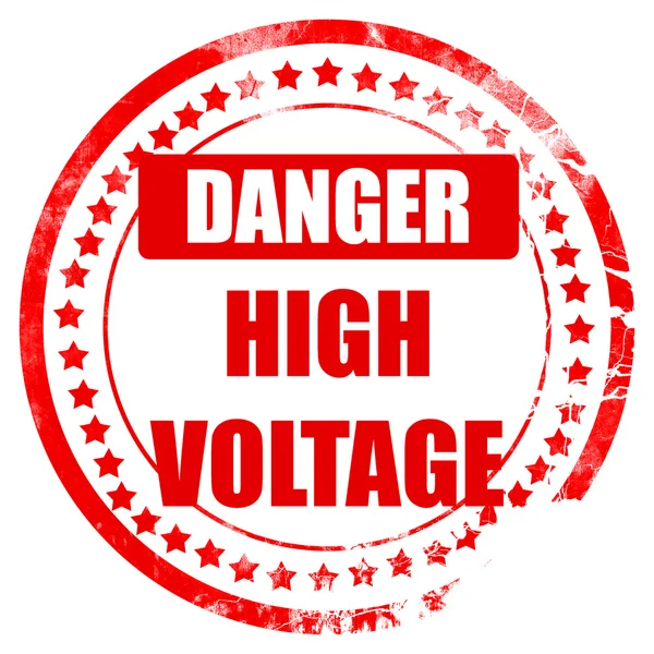 High voltage sign — Stock Photo, Image