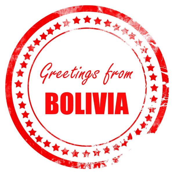 Groeten uit bolivia — Stockfoto