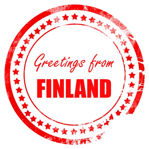 Pozdrav z Finska — Stock fotografie