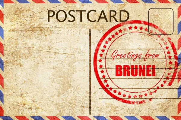 Pozdrowienia z brunei — Zdjęcie stockowe