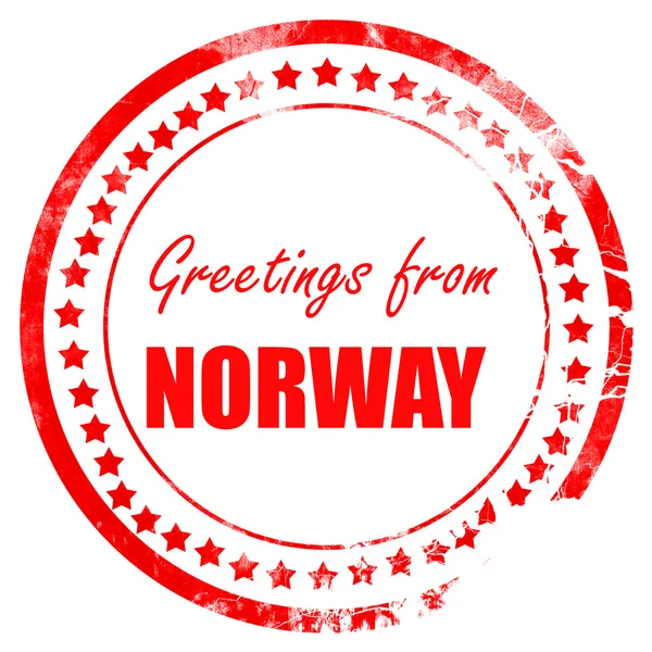 Привіт з Норвегії — стокове фото