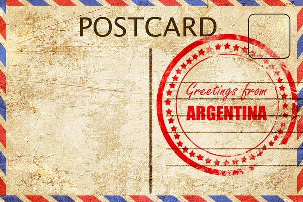 Greetings from argentine — Stock Photo, Image