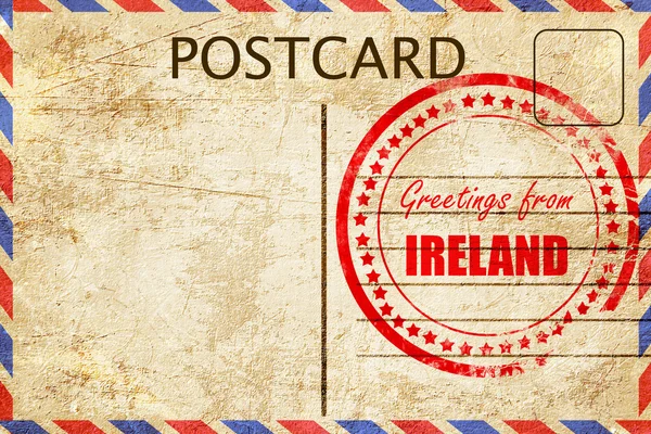 Üdvözletek-ból Írország — Stock Fotó