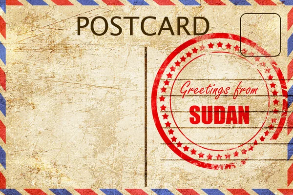 スーダンからのご挨拶 — ストック写真