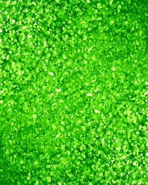 Parlak yeşil renkli