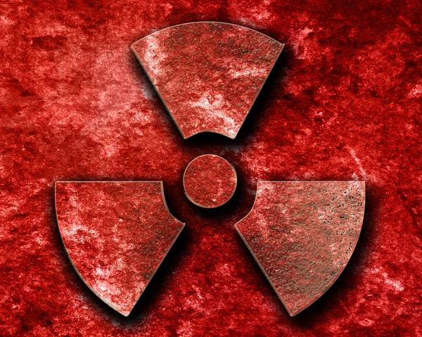 Nuclear danger background — Stock Photo, Image