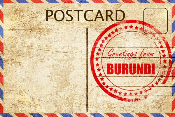 Χαιρετισμούς από το Μπουρούντι — Φωτογραφία Αρχείου