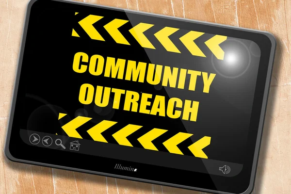 Community outreach sign