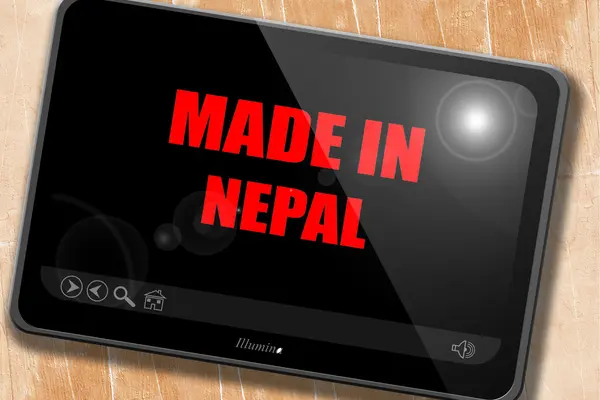 Made in nepal — Stock Photo, Image