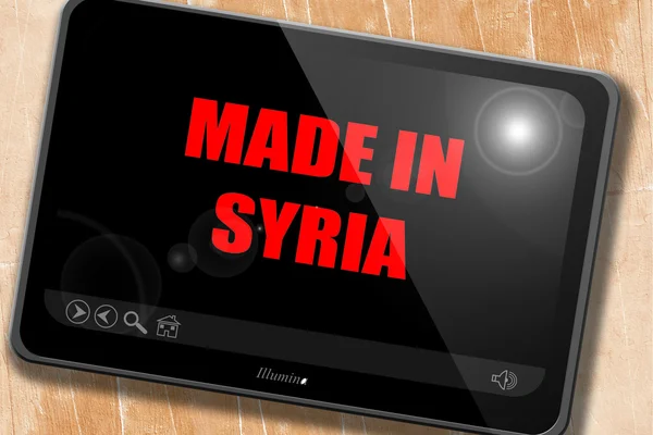 Зроблено в Сирії — стокове фото