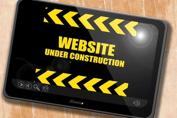 Under construction sign — Stock Photo, Image