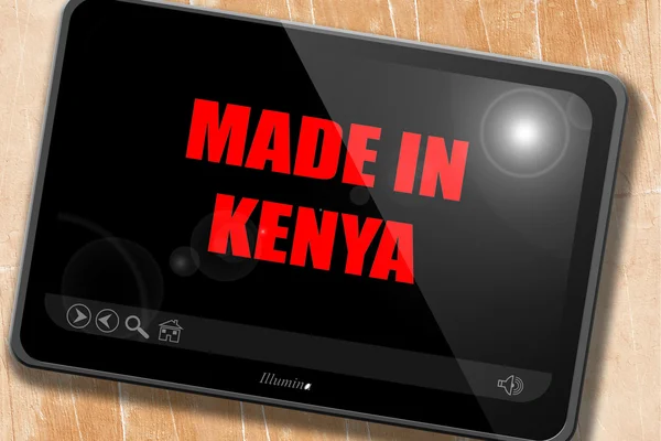 Gemaakt in Kenia — Stockfoto