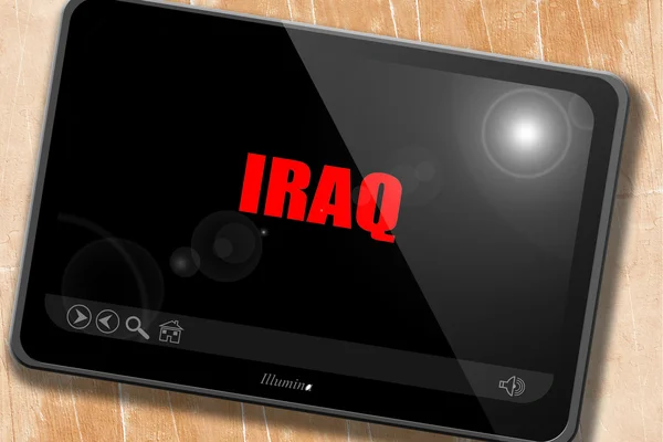 Pozdrowienia z Iraku — Zdjęcie stockowe