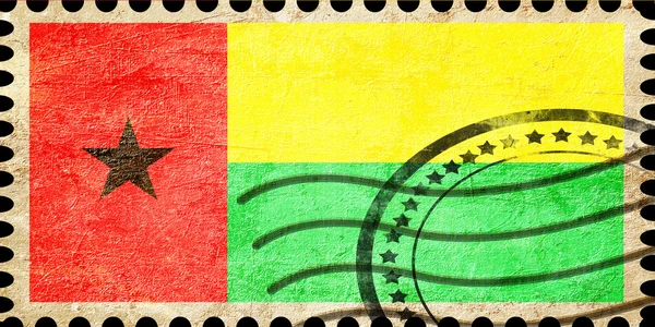 Guiné Bissau Bandeira — Fotografia de Stock