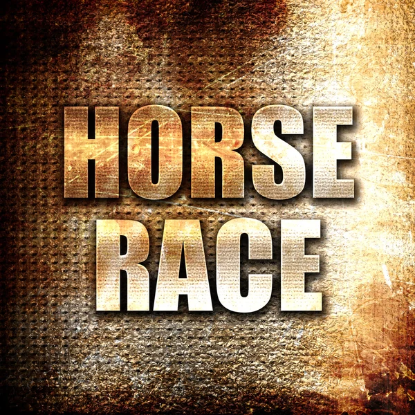 Sinal de corrida de cavalo — Fotografia de Stock