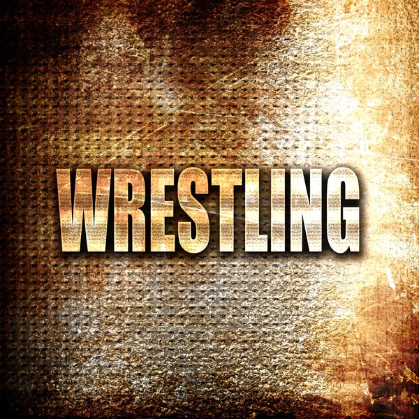 Wrestling sign background — Stock Photo, Image