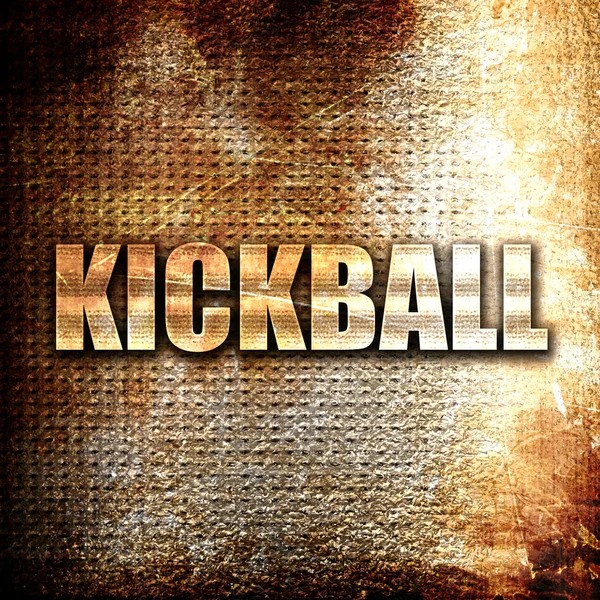 Kickball teken achtergrond — Stockfoto