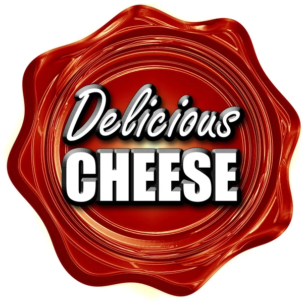 Delicious cheese sign — Stock Photo, Image