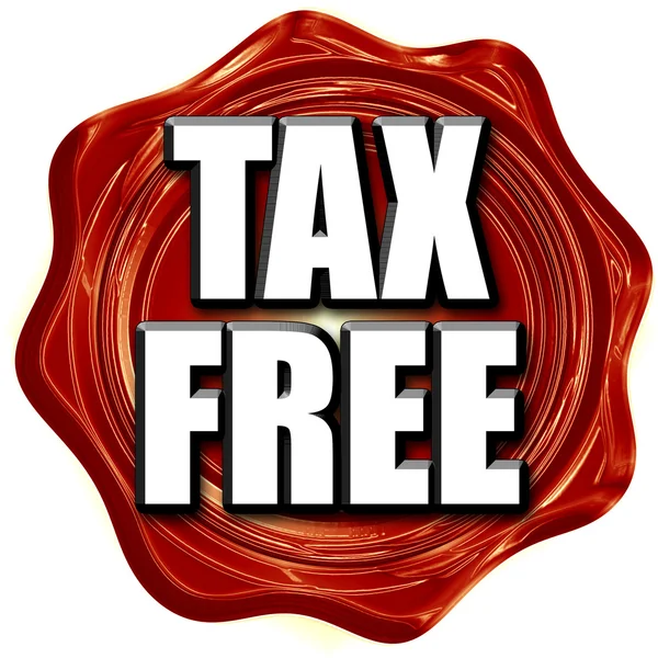 税は無料サイン — ストック写真