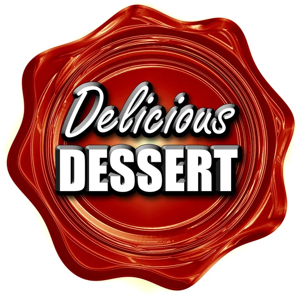 Délicieux dessert signe — Photo