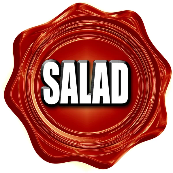 Läcker sallad tecken — Stockfoto