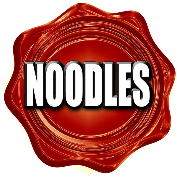 Delicious noodles sign — Stock Photo, Image