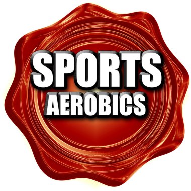 Spor aerobik arka plan oturum
