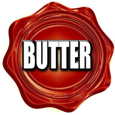 Lezzetli tereyağı işareti