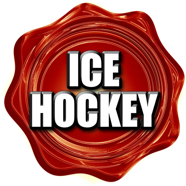 冰上曲棍球标志背景 — 图库照片