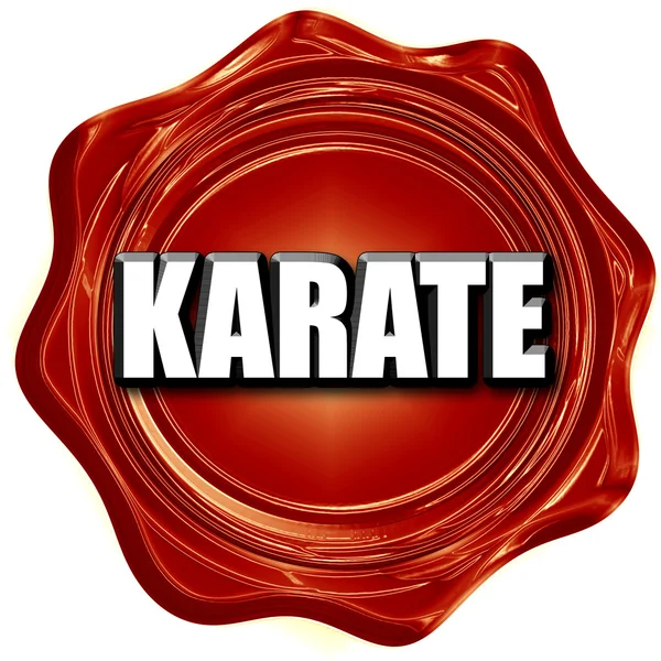 Karate teken achtergrond — Stockfoto