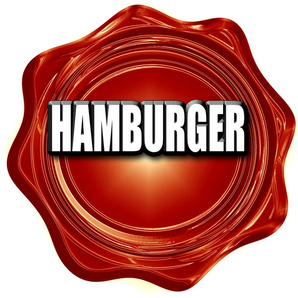 Délicieux signe de hamburger — Photo