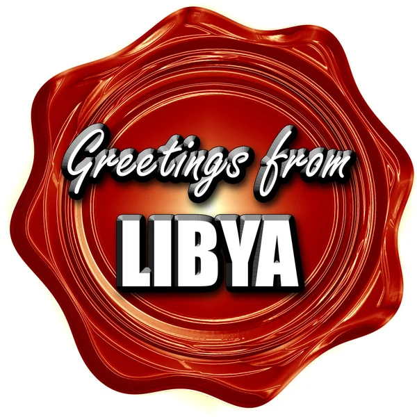 リビアからのご挨拶 — ストック写真