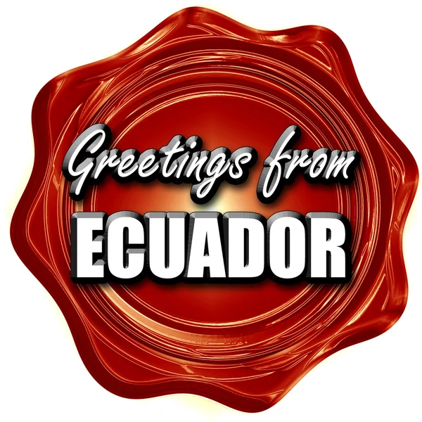 Salutations de ecuador — Photo