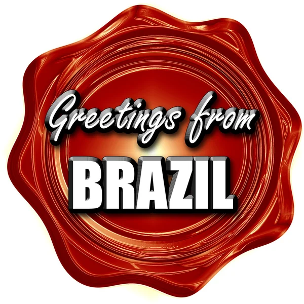 Saluti dal Brasile — Foto Stock