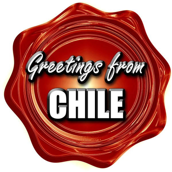 Saudações do chile — Fotografia de Stock