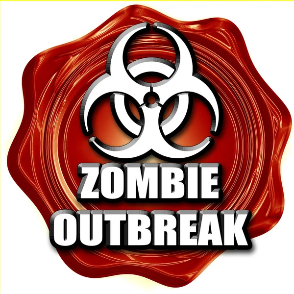 Zombie virus concept arrière-plan — Photo