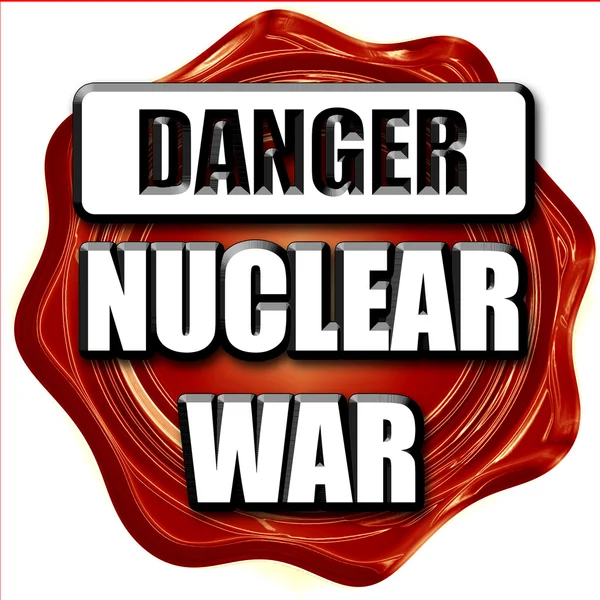 Nuclear danger background — Stock Photo, Image