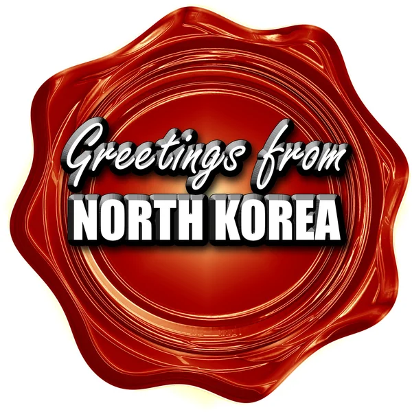 Kuzey Kore selamlar — Stok fotoğraf
