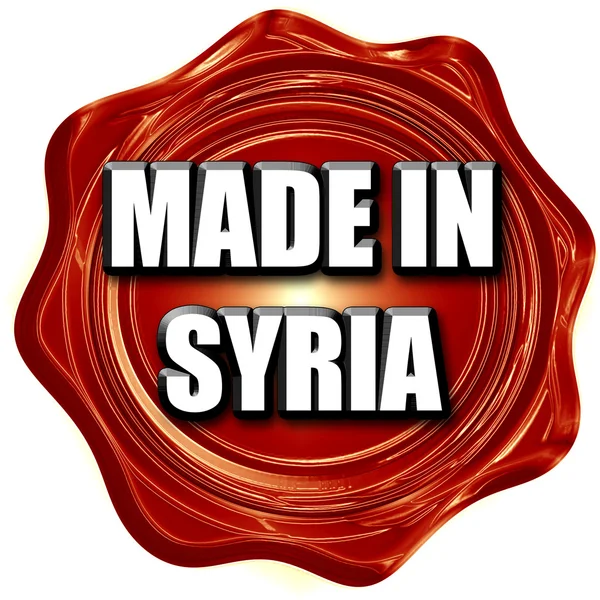 Feita na Síria — Fotografia de Stock