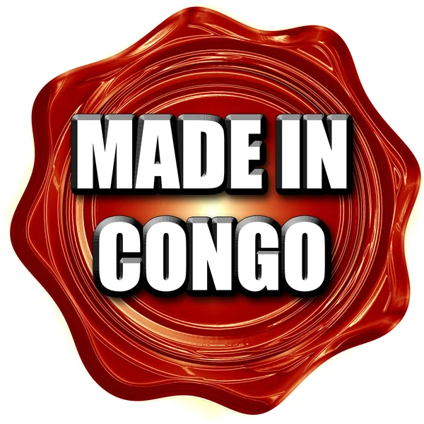 Hecho en congo —  Fotos de Stock