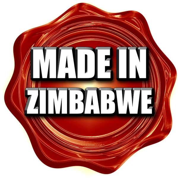 Зроблено в Зімбабве — стокове фото