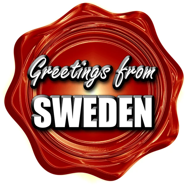 Pozdrowienia ze Szwecji — Zdjęcie stockowe