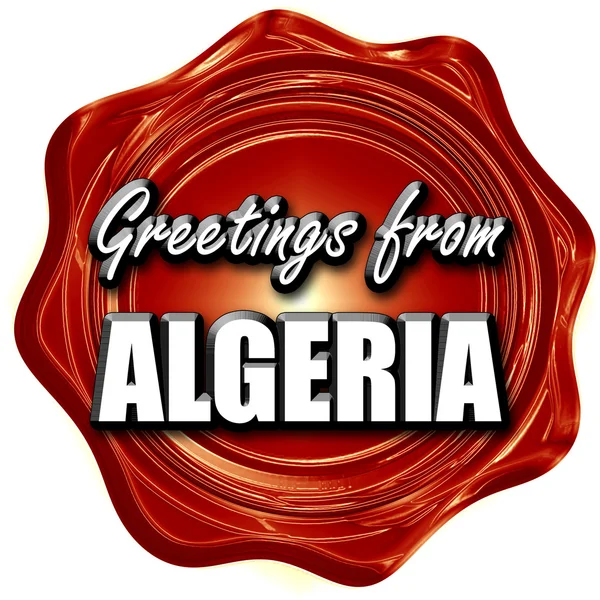 Saluti da algeria — Foto Stock